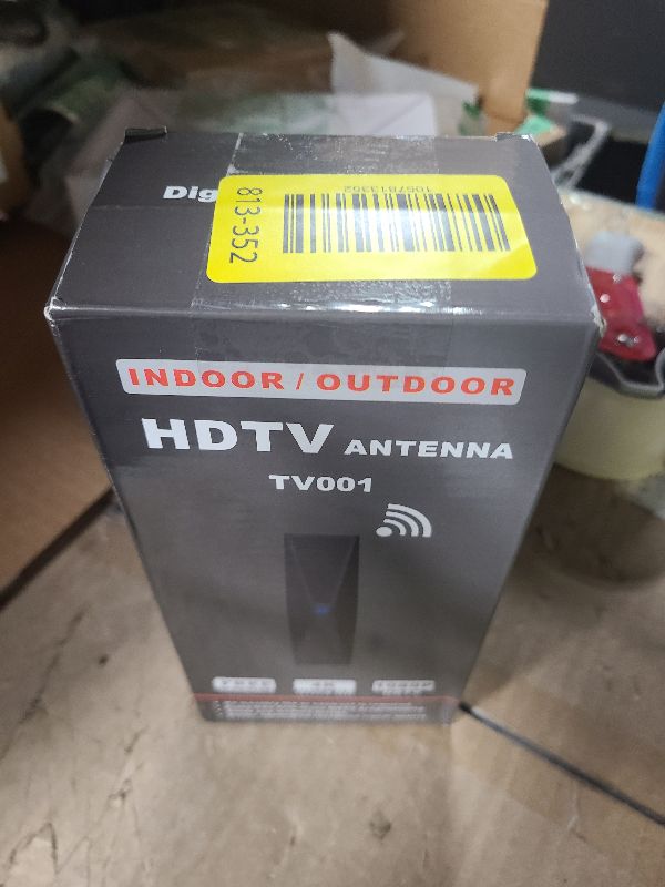 Photo 1 of 2025 Antenna for Smart TV for Local Channels,TV Antenna Indoor for Long Range Reception, Digital Antenna for Easy Installation and All Smart/Old TVs, Supports 4K 1080P HD VHF UHF