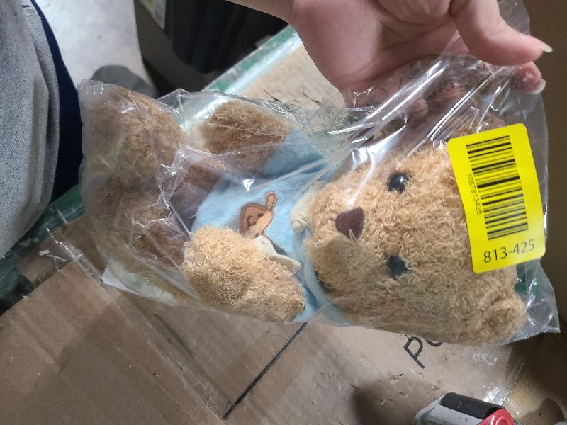 Photo 1 of 11.8 inches Teddy Bear Stuffed Animals Soft Plush Cute Teddy Bear Doll for Boys Girls (Blue)