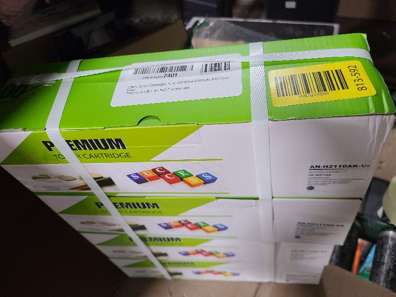 Photo 1 of 206A Toner Cartridges 4 Pack, MFP M283fdw M283cdw Toner Cartridges Replacement for HP 206A 206X Toner Cartridge HP206A HP206X 206 Toner for Color Laser Jet Pro MFP M283fdw M283fdn M282nw M255dw M255nw