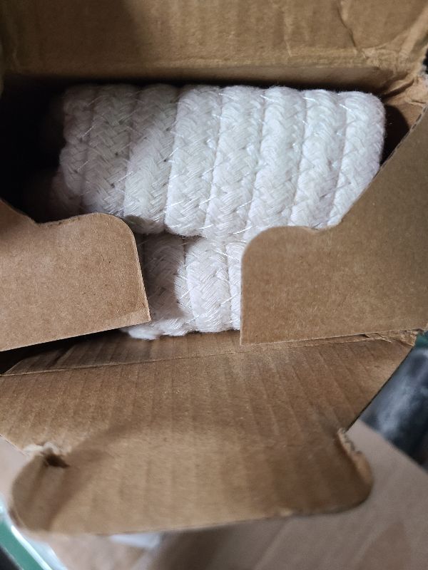 Photo 1 of 2 Pack Small Woven Basket with Gift Bags and Ribbons, Empty Decorative Gift Chest Box, Cute Baby Gift Basket for Nursery, Cotton Rope Room Shelf Storage Basket with Handles, All 12"x 8"x 5",White