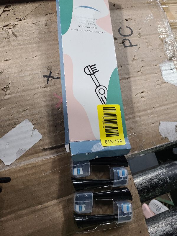 Photo 1 of 12 Pack IO Replacement Heads Compatible with Oral B IO 2/3/4/5/6/7/8/9/10/Deep Clean Series Electric Toothbrushes, Brush Heads Compatible with Oral B iO (Black/White)