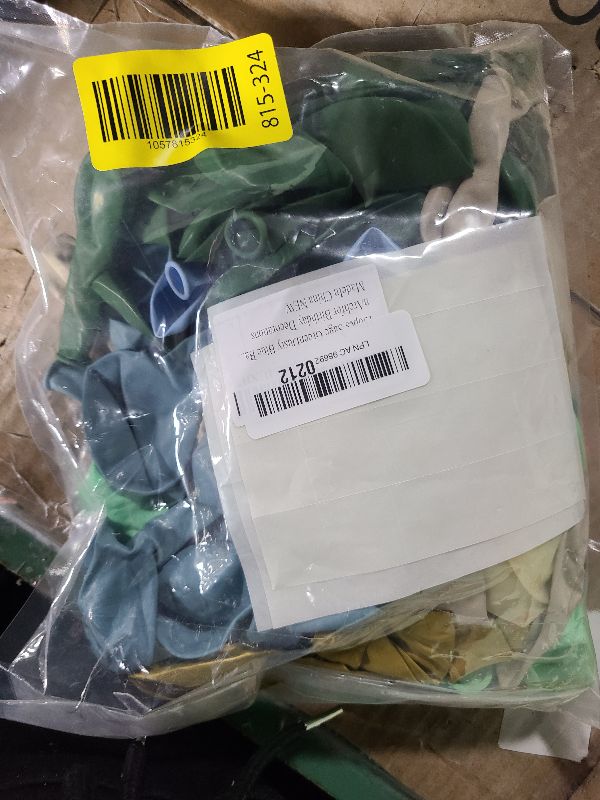 Photo 1 of 152Pcs Dusty Blue Sage Green Balloons Garland Arch kit, Sage Green Dusty Blue Pastel Green Sand White and Gold Balloons for Boho Bridal Shower Wedding Woodland Birthday Baby Shower Decorations