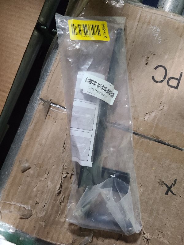 Photo 1 of 12" Heavy Duty Cane Bolt Gate Drop Rod Extra Thick Hardware Ground Latch for Wood PVC Vinyl Metal Fences Gates, Double Doors, Black Solid Steel-1 Pack