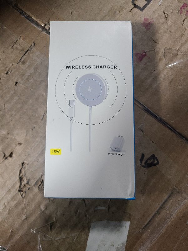 Photo 1 of [Apple MFi Certified]Magnetic Wireless Charger Apple Mag Safe Charger,15W 6FT Fast Wireless Charging Pad for Apple iPhone 16 Pro Max/16 Pro/16 Plus/15 Pro Max/14/13/12/AirPods3/2/Pro/Pro2,Charging Pad