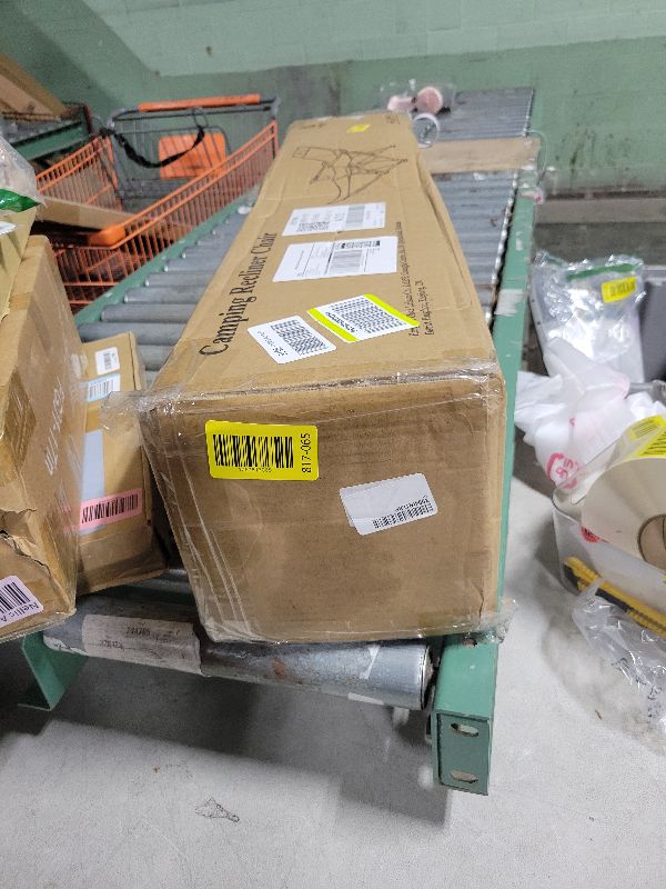 Photo 1 of 2025 Upgraded 2-in-1 Reclining Camping Chair, Portable Folding Beach Lounge Chair with Footrest & Adjustable Backrest,Comfortable Chair with Cup Holder for Adults Heavy Duty 300LBS