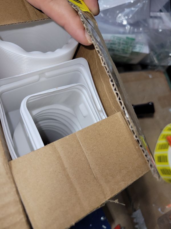 Photo 1 of 2 Pack Rain Gutter Downspout Extensions Flexible,Drain Downspout Extender Connector 21"-68",Screws for Included,White