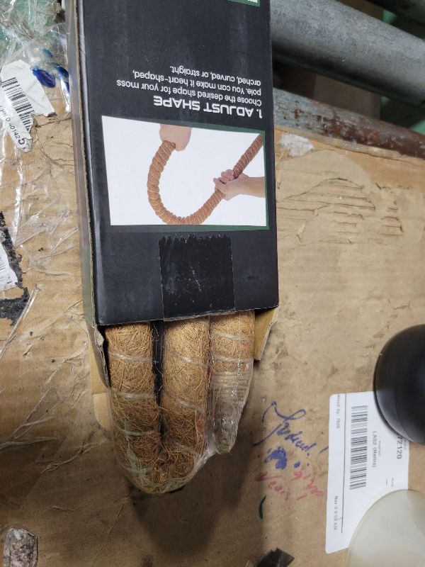 Photo 1 of 2 Pack 28'' Bendable Moss Pole Monstera Plant Support for Climbing Indoor Plants - Stakes for Potted Climbers - Tall Sticks Indoor Trellis for Houseplants - Accessories for Monstera Pot