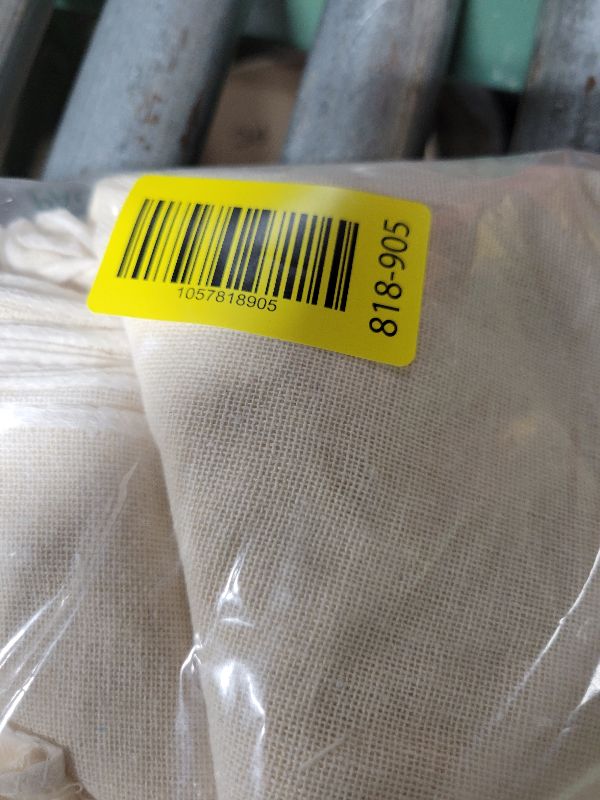 Photo 1 of 12Pcs Reusable Cheesecloth for Straining 20x20 Inch,100 Grade Cheese Cloths Hemmed Edges, 100% Unbleached Cotton Cheese Cloth,Ultra-Dense Cloth Strainer for Yogurt/Nut Milk/Baking Making 56x42 Weave