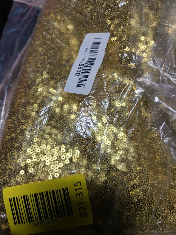 Photo 1 of 2×8FT-2PCS Gold Sequin Backdrop Curtains Panels, Photography Backdrop Glitter Curtains Fabric Background for Christmas Wedding Party Decor