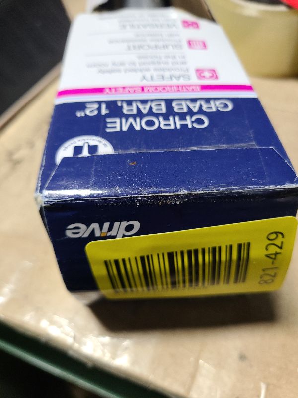 Photo 1 of 12 Inch Grab Bars for Bathtubs and Showers - Chrome Knurled Bathroom Safety Rail Handle - Non Slip Textured Grip Handicap Grab Bar for Seniors, 250 lbs Weight Support Capacity