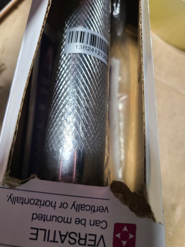 Photo 1 of 12 Inch Grab Bars for Bathtubs and Showers - Chrome Knurled Bathroom Safety Rail Handle - Non Slip Textured Grip Handicap Grab Bar for Seniors, 250 lbs Weight Support Capacity