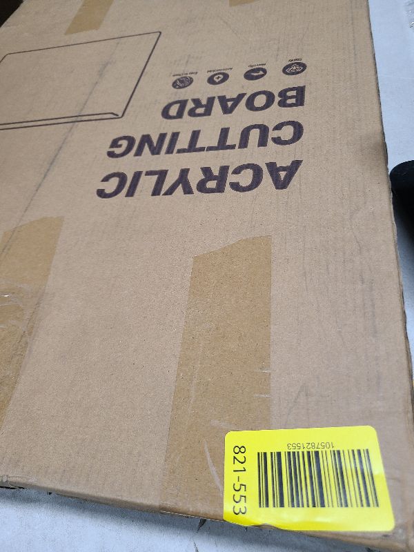 Photo 1 of 24x18 Inch Acrylic Cutting Boards for Kitchen, Large Clear Cutting Board, Non Slip Charcuterie Boards, Apartment Must Haves Kitchen Accessories, Desk Mat Protector, Birthday Gifts for Mom