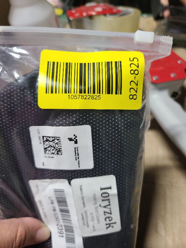 Photo 1 of 2 pcs Air Cam Walking Boot Covers, Fracture Medical Cast Boots Shoe Covers for Broken Foot Ankle Recovery With Waterproof Anti-slip and Washable (X-Large)