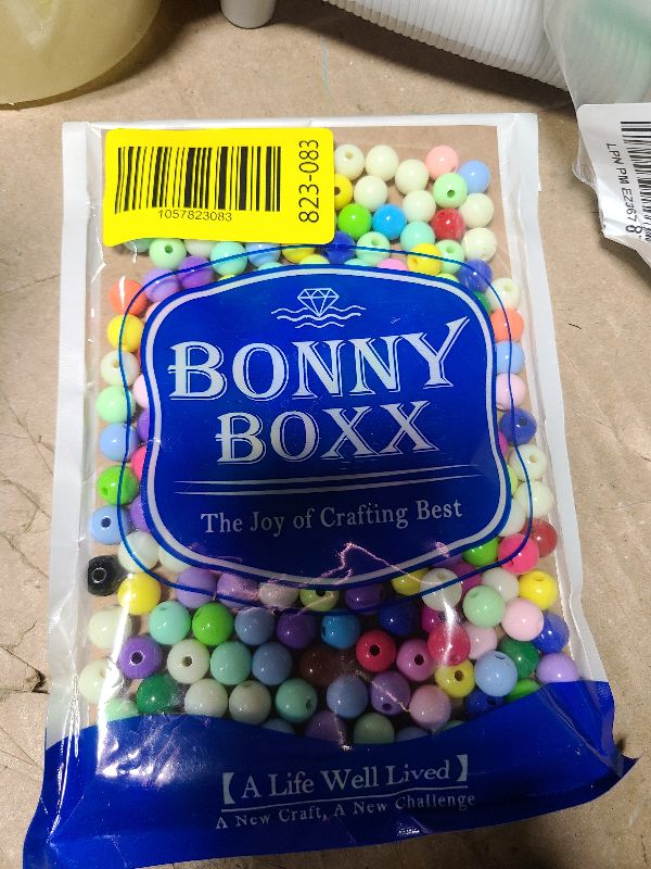 Photo 1 of 200PCs 10MM Smooth Mix Colors Acrylic Round Beads, Round Acrylic Balls Gumball Beads, Bubblegum Beads Chunky Beads, Plastic Resin Beads for Necklace and Bracelet Making, Crafting Supplies