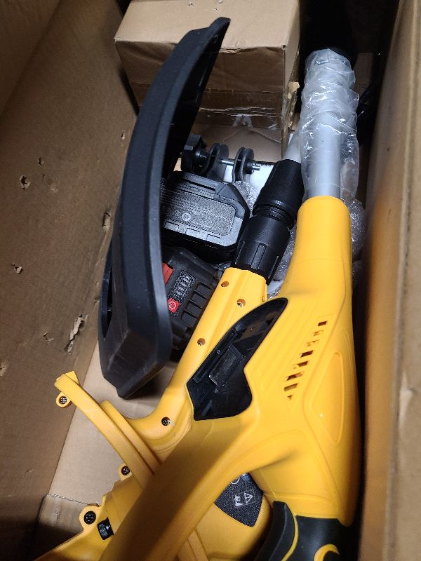 Photo 1 of 21V Cordless Tiller Cultivator, 360 Max RPM Cordless Electric Garden Tiller with 2 * 3.0 Ah Battery & Fast Charger, 9.06" Tilling Width, 6.3" Depth, Portable Rotary Tiller