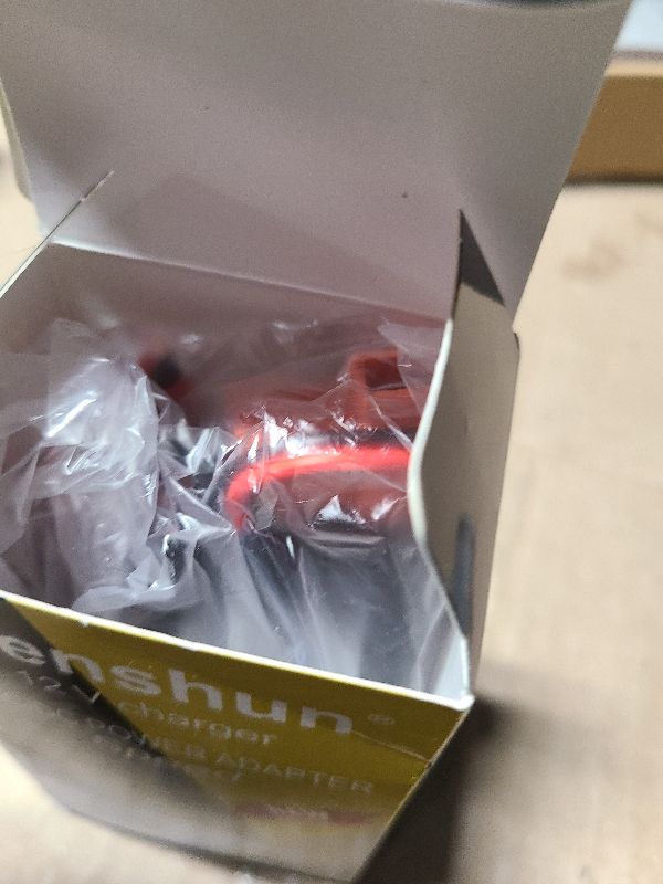 Photo 1 of 12V Battery Charger for Ride On Toys Fit for ATV Mercedes Benz Truck Car Power Wheels Charger 12V Electric Car Riding Toy Battery Power Adapter Red Square Plug