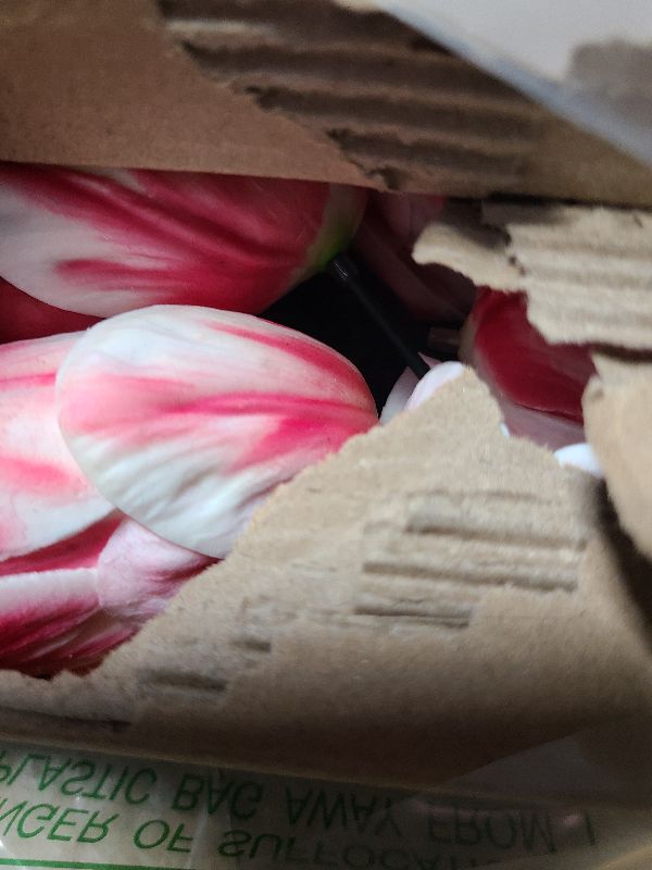 Photo 1 of 12pcs Graduated Hot Pink Flowers PU Real Touch Flowers Wedding Bouquets Artificial Flowers for Decoration DIY Floral Gifts Cake Topper Home Office Table Decor Farmhouse Table Centerpiece Decorations