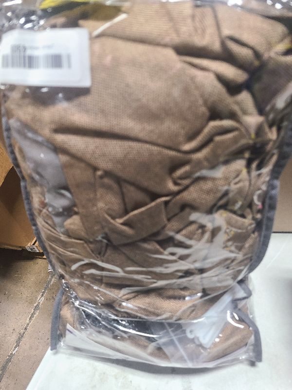 Photo 1 of 100% Blackout Shield Linen Blackout Curtains for Bedroom 96 Inches Long,Back Tab/Rod Pocket Living Room Drapes,Thermal Insulated Textured Blackout Curtains 2 Panels Set,50" W x 96" L,Linen Brown