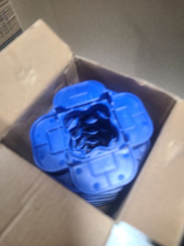 Photo 1 of 12 Packs 4-in-1 Multi-Size Deck Spacers Tool (5/32", 3/16", 1/4", 5/16") for Composite, PVC, Hardwood & Pressure Treated Decking Board - Red & Blue Options, Easy-to-Use Deck Board Spacers Gap Tool