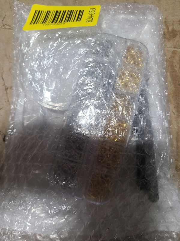 Photo 1 of 1200 Pcs Crimp Beads Kit for Jewelry Making, Acejoz Crimp Beads, Crimp Covers, Crimp Tubes and Wire Guardians, Lobster Clasps, Jump Rings, Crimping Pliers and Beading Wire for Jewelry Making