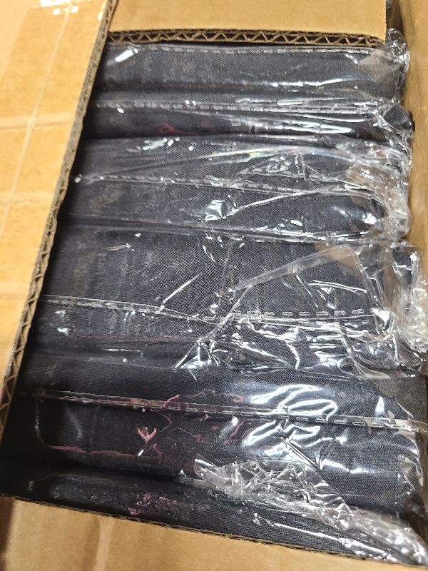 Photo 1 of 10Pack Black Table Cloths for 8 Foot Rectangle Tables 60 x 126 Inch, 8FT Black Tablecloth Rectangle Bulk Linen Polyester Fabric Washable Cloth Cover for Wedding Reception Banquet Birthday Party