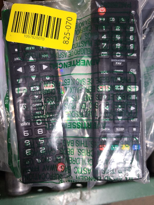 Photo 1 of (Pack of 2) Universal Remote for LG Smart TV, Compatible with All LG TV Remote Control LCD LED OLED UHD HDTV 3D 4K Smart TV Models, Replacement Remote with Netflix Amazon Shortcuts Key