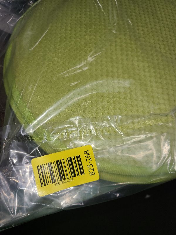 Photo 1 of 14x14 Inches Round Stool Cushions,2 Pack Anti Slip Circle Chair Cushions with Elastic Straps,Indoor Kitchen Dining Chair Pads for High Stool Chairs Bistro Bar Green