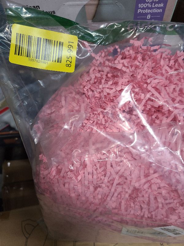 Photo 1 of 2 LB Pink Crinkle Paper Filler for Gift Baskets Bridesmaid Proposal Box Stuffers