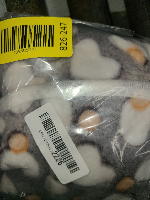 Photo 1 of 1 Pack 3 Blankets Super Soft Fluffy Premium Fleece Pet Blanket Flannel Paw Printed Throw for Dog Puppy Cat (Small 23x16'', Star, Bone, Love)