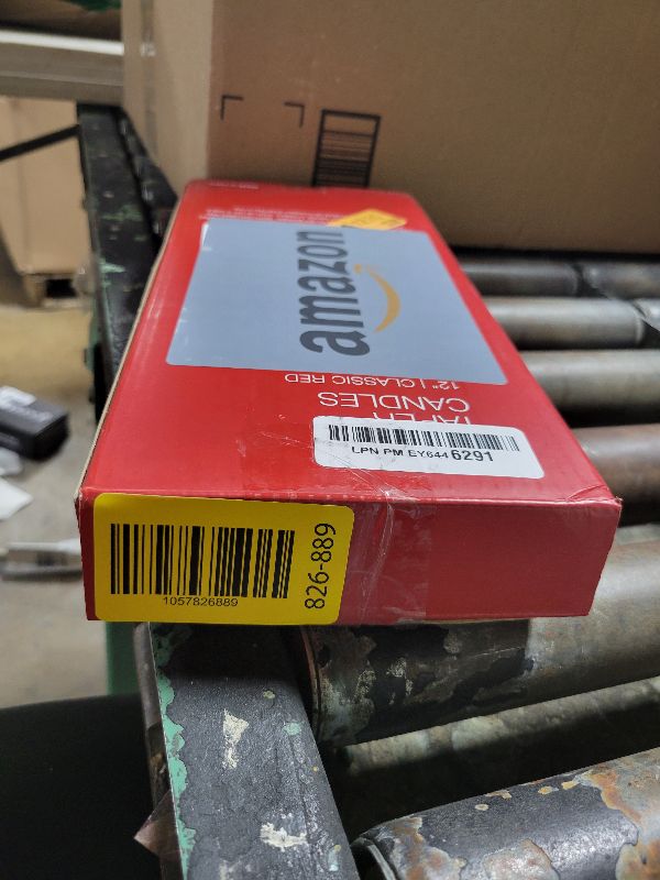 Photo 1 of 14 Pack Red Taper Candles - Taper Candles 12 Inch Dripless, Smokeless & Unscented - 10 Hours Long Burning - Hand Poured Tall Candlesticks - Ideal for Weddings, Dinner Parties, and Home Decor