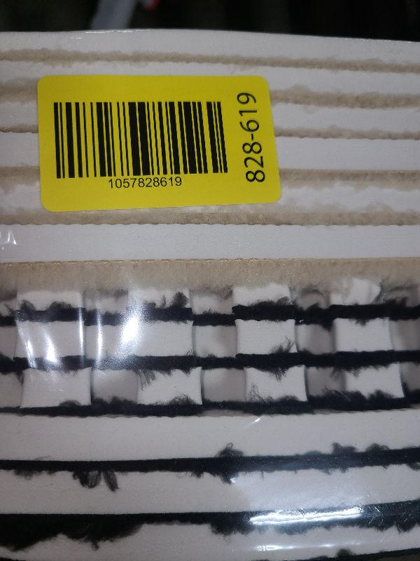 Photo 1 of 12pcs Carpet Squares Puzzle Floor Mat, Plush Interlocking Carpet Tiles, Anti Slip EVA Foam Jigsaw Floor Tiles, Build A Safe Area for Bedroom Playroom (Beige+Black)