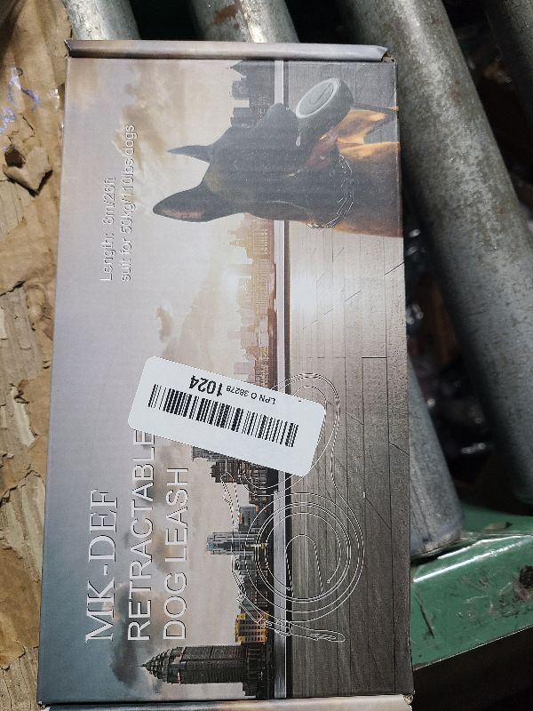 Photo 1 of 26Ft Retractable Dog Leash, Heavy Duty Great Leash for Dog up to 110 lbs, Anti-Slip Rubberized Handle, One-Handed Brake, Strong Nylon Tape, Tangle Free(Large Size).