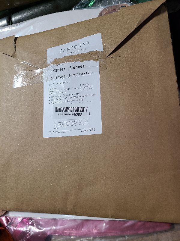 Photo 1 of 13 Pcs DUEUIOE Glitter HTV Heat Transfer Vinyl 12x10 Inch - Premium Iron On Vinyl for T-Shirts, Easy to Cut & Weed, for HTV Heat Press Vinyl DIY Craft Projects – Compatible with Any Cutter Machine