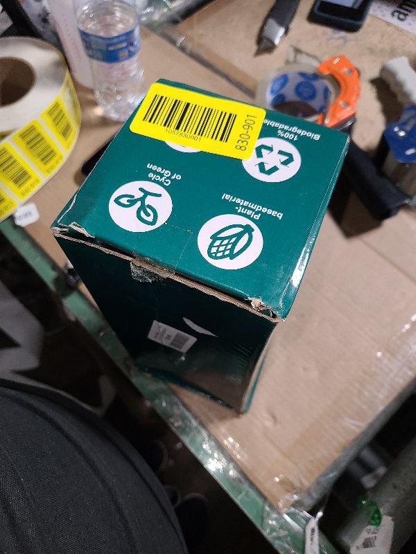 Photo 1 of 13 Gallon,50 Count, Compostable Trash Bags with Drawstring,Tear Resistant Kitchen Food Scrap Waste Bag, ASTM D6400, US BPI and Europe OK Compost Home Certified