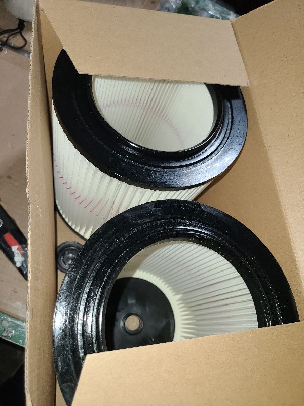 Photo 1 of 2 Pack Cartridge Filter for Craftsman 17816 9-17816 Wet/Dry Air Filter Replacement Part fit 5/6/8/12/16/32 Gallon & Larger Vacuum Cleaner