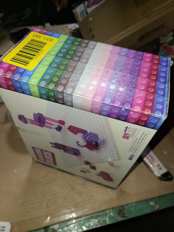 Photo 1 of 1000 Pieces Classic Building Bricks, Classic Stackable Base Plates, 3 6.3" x 6.3" Blue, Gray and Green Base Plates, Compatible with All Major Brands (Natural Colors)