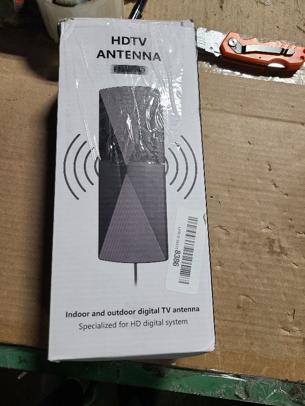 Photo 1 of 2025 TV Antenna,1200+ Miles Long Range TV Antenna, HD Digital TV Antenna Indoor with Signal Booster, Antenna for Smart TV and All Older TV's-Supports 4K 1080p -33ft Long Cables