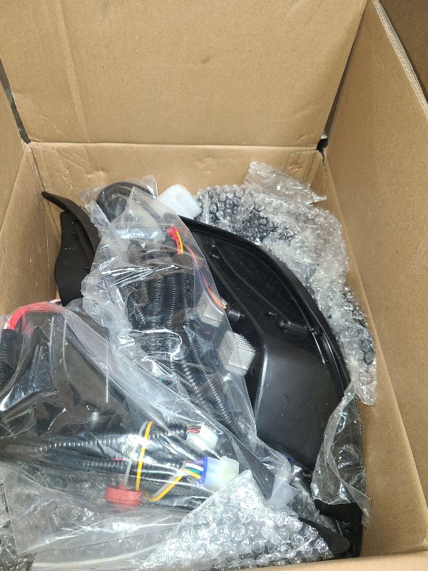 Photo 1 of 10L0L Deluxe Headlight Tail Light Kit for Yamaha Drive 2 Golf Cart, with Daytime Running Lamp High Low Beam Headlight Turn Signal Taillight Brake Hazard Flasher