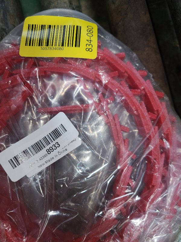 Photo 1 of 10FT Adjustable V Belt 5 / 8", Type B 10 Feet Power Twist V - Belt, Link Belt 5 / 8 Inch for Latches and Woodworking Tool ( Red )