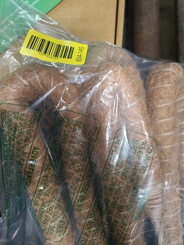 Photo 1 of 2 Pack Moss Pole, 63 Inch Bendable Moss Poles for Plants Monstera Long for Climbing Plants, Extra Large Handmade Pole Plant Sticks Support Stakes for Indoor Plants to Grow Upwards