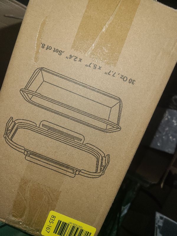 Photo 1 of [8-Pack,30 oz]Glass Meal Prep Containers,Glass Food Storage Containers,Airtight lunch Containers with Lids, Microwave, Oven, Freezer and Dishwasher