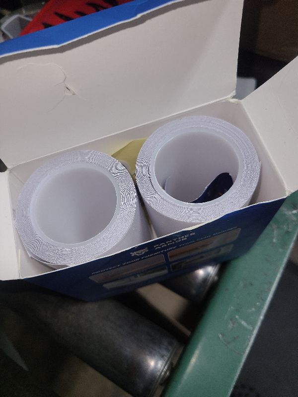 Photo 1 of 2 Rolls Cat Scratch Furniture Protector Tape – Double-Sided Sticky Training (4" x 20ft Each) – Anti-Scratch Sofa & Couch Guard – Clear, Easy to Apply & Remove – Not for Leather, Velvet, Microfiber