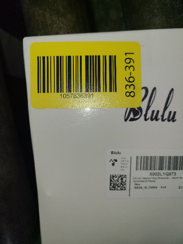 Photo 1 of 2.5 Inch Valance Clips Window Blind Clips Hidden Channel Clear Plastic Valance Retainer for Horizontal(12 Pieces)