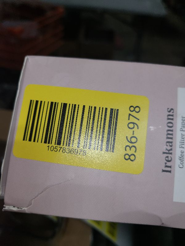 Photo 1 of #4 Cone Coffee Filter 8-12 Cup, 200 Count Unbleached Natural Paper, No Blowout, Disposable for Pour Over and Drip Coffee Maker