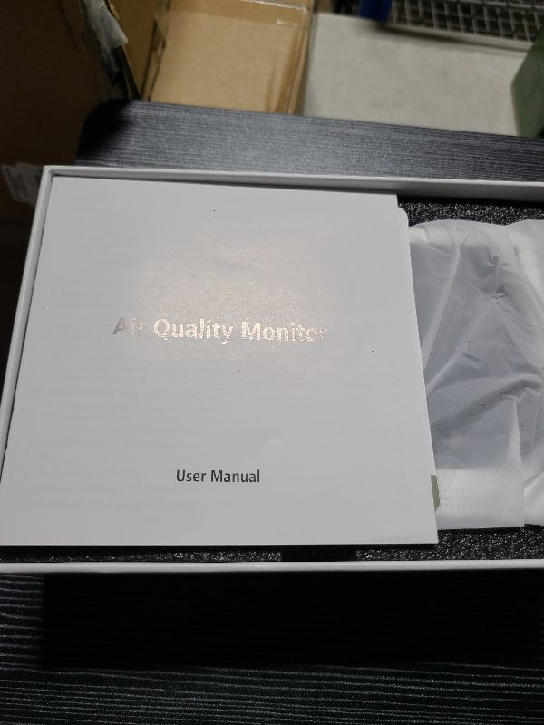 Photo 1 of 16 in 1 Air Quality Monitor Indoor 7" Display 9 AQI+7 AQI Alerts Air Quality Meter for CO2, TVOC, PM2.5 PM1.0 PM10, HCHO, Temperature Humidity AQI & Time, Air Detector Air Quality Tester for Home