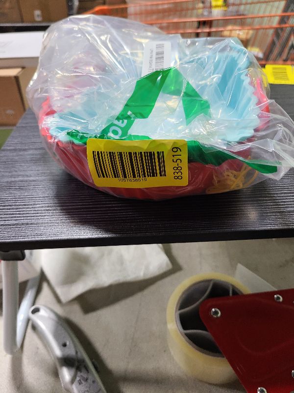 Photo 1 of 2 Pack Air Fryer Silicone Liners Pot for 3 to 5 QT, Basket Bowl, Replacement of Flammable Parchment Paper, Reusable Baking Tray Oven Accessories, Red+Blue, (Top 8in, Bottom 6.75in)