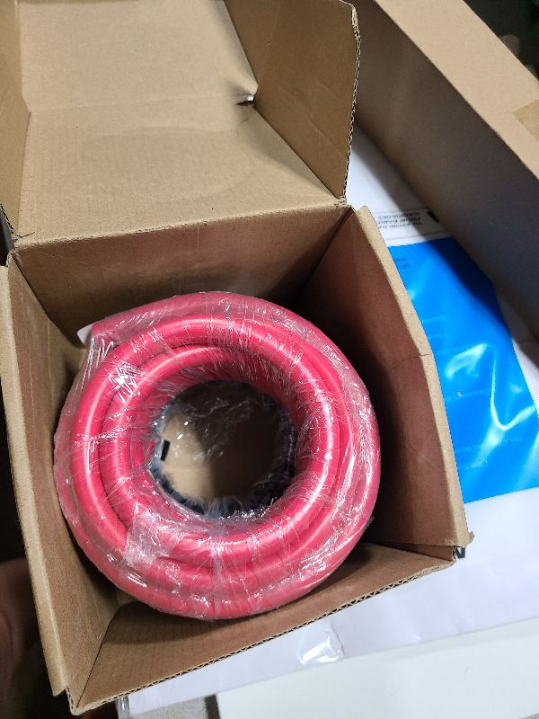 Photo 1 of 2 Gauge Marine Wire 2 AWG Marine Grade Wire Include 2 Gauge 10FT Red & 10FT Black,2AWG Tinned Copper Oxygen-Free Cable for Automotive Boat Speaker Battery Lighting Solar Panel Camper Trailer