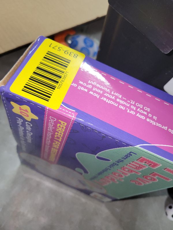 Photo 1 of 10 Pre-Stamped Embroidery Patterns for Beginners Embroidery Kit for Kids Girls Needlepoint Kits for Beginners Cross Stitch Craft Sewing Perfect for Ages 7-13