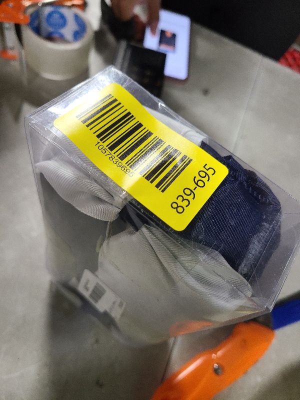 Photo 1 of 16PCS 8" Large Cheer Hair Bows Ponytail Holder Elastic Band Handmade for Cheerleading Teen Girls College Sports (16 Pcs) (White/Navy Blue)