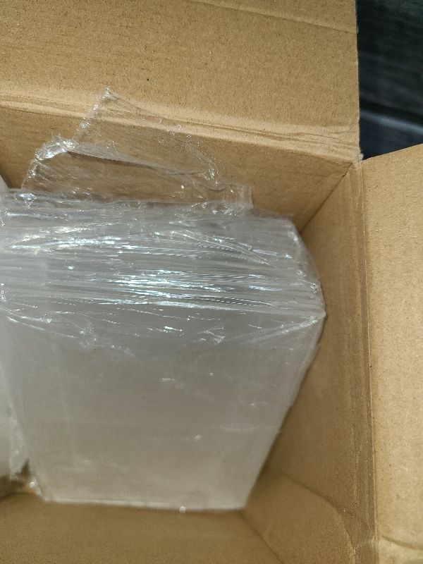 Photo 1 of  Pack Acrylic Wall Mounted Sign Holder Vertical Plastic Clear Frames No Drilling Wall Mounted Sign Holder with Adhesive Tape for Displaying Document Flyer Poster(Horizontal Style,4 x 6 Inch)